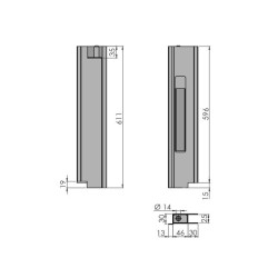 Minimaalne 600 / vasak