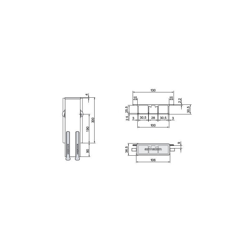 Armaton 4000 XF 300 / puoli Armaton 4000 XF 300 / puoli
