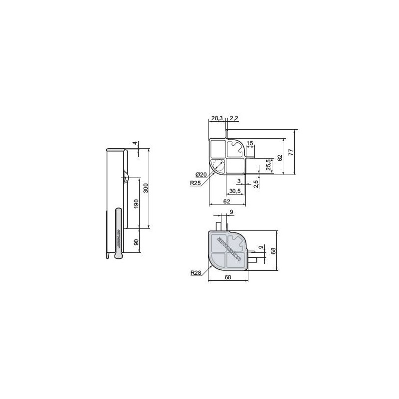 Armaton 4000 XF 300 / rear end
