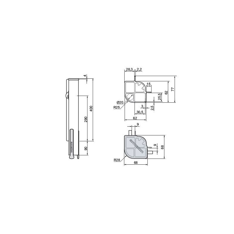 Armaton 4000 XF 400 / rear end