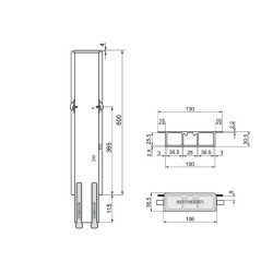 Armaton 4000 XF külg 600mm