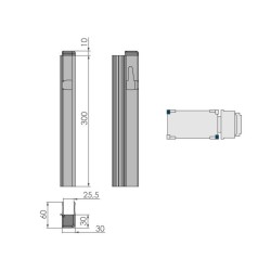 T50 profile 300 mm endpiece / better