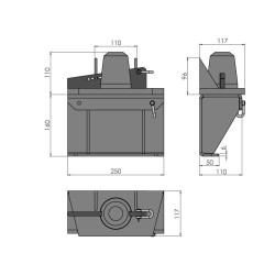 Platform bracket K-80