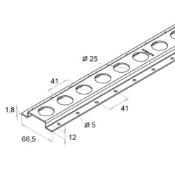 Mounting bracket 25 / 3000-66