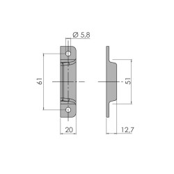 Raja 60100 end cap