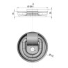 U-80 bolt / SS mounting ring assembly