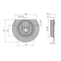 Fixing ring D-80