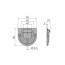 Wire rope ring 304
