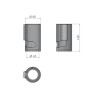 Rod bracket Ø 63 mm / L 140 mm