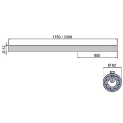 Pole 2000 mm