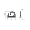 Fixing hook KG 65-03