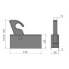 Fixing hook 4T