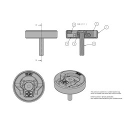 Rotating fixing ring