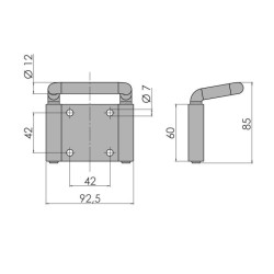 Pallet truck base
