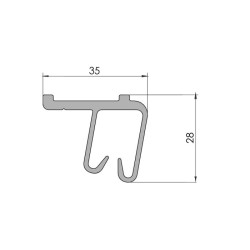 Belt holder BAND II 4,1m An