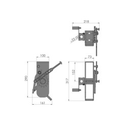 Winch 15055-K / rough