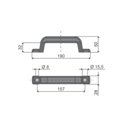Plastic handle