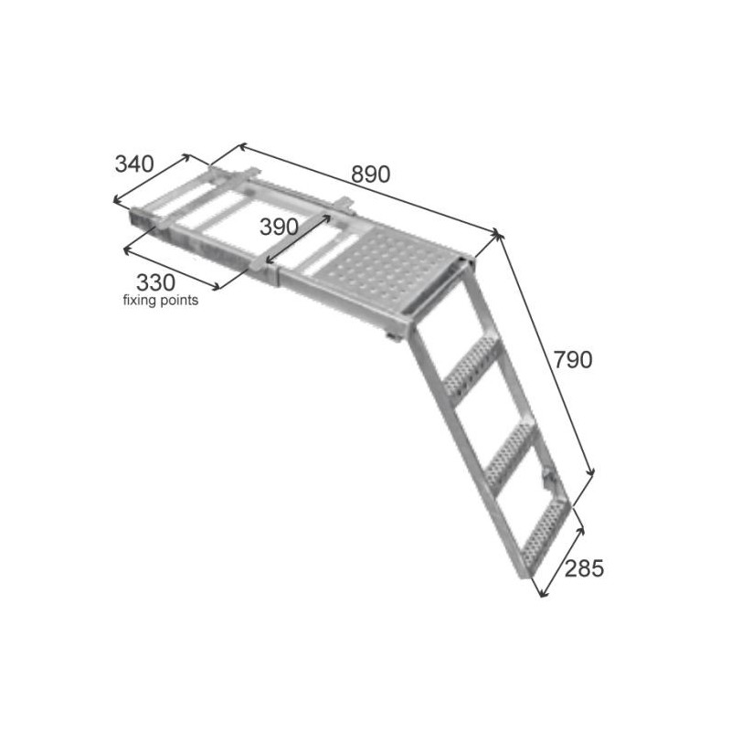 3-step ladder/platform 3-step ladder/platform