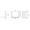 Dismountable degree / recessed SS