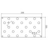 Platform 200 x 100 mm