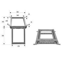 Redel 370 x 340 mm