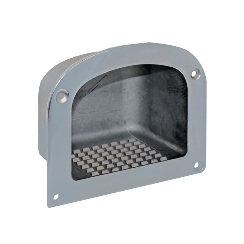 Recessed footplate / aluminium Recessed footplate / aluminium