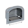 Recessed footplate / aluminium
