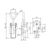 Adjustable fixing 105 SS