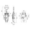 Adjustable fixing 107 SS