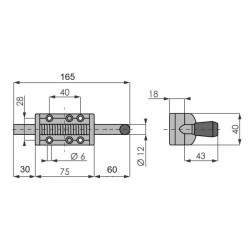 Door holder 12/40