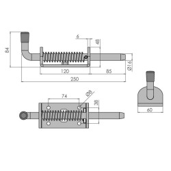 Door holder 16/60