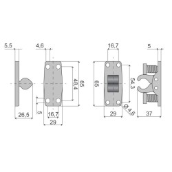 Door holder 800 / complete