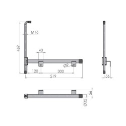 Door holder midi - SS