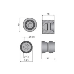 Door holder 865