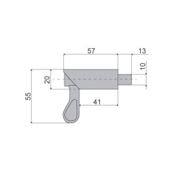 Spring-loaded pull-pole
