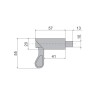 Spring-loaded pull-pole