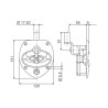 Composite door lock