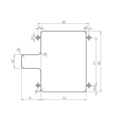 Composite door lock / integral bolts