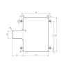 Composite door lock / integral bolts