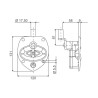 Composite door lock / integral bolts