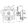 Door lock 1501 ss