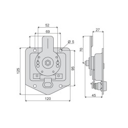 Door lock 1561 ss