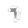 Knob for locking SS