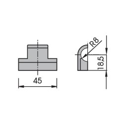 P / L Nylon half door