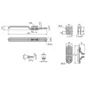 P/L courtyard set 16 mm / Zn