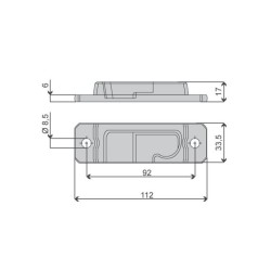 Holder DMG-R-16 / right