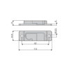 Holder DMG-R-16 / left