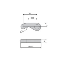 Locking clasp DMG-R-16