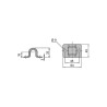 P / L Pipe clamp SS 16 mm / small size