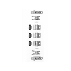 P / L External locking set 16 mm / SS